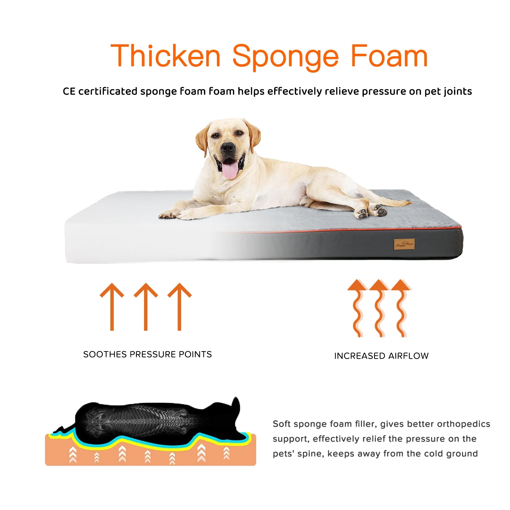 Orthopedic Memory Foam Dog Bed - Aliexpress Match