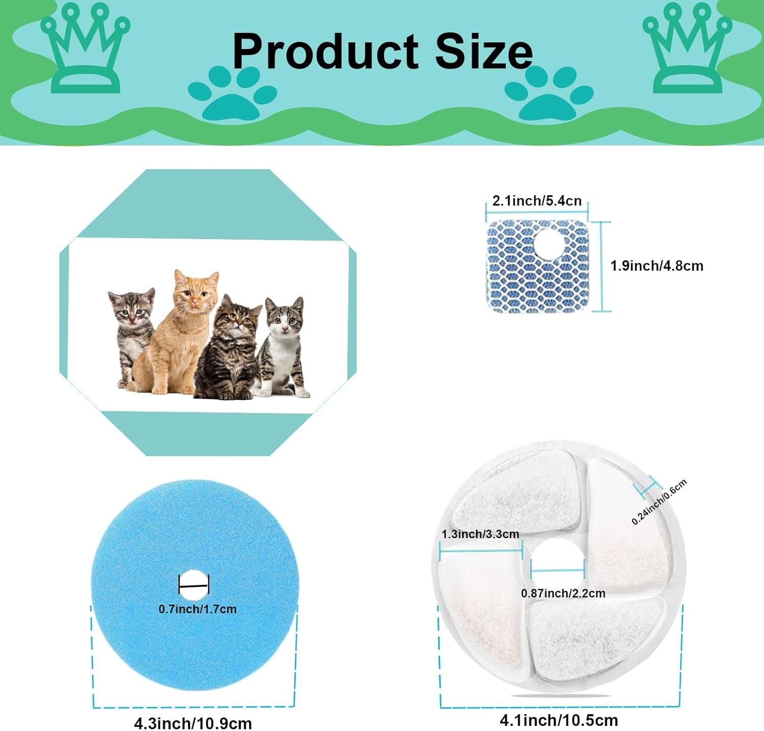 Cat Water Fountain Replacement Filters - Autods Supplier Match