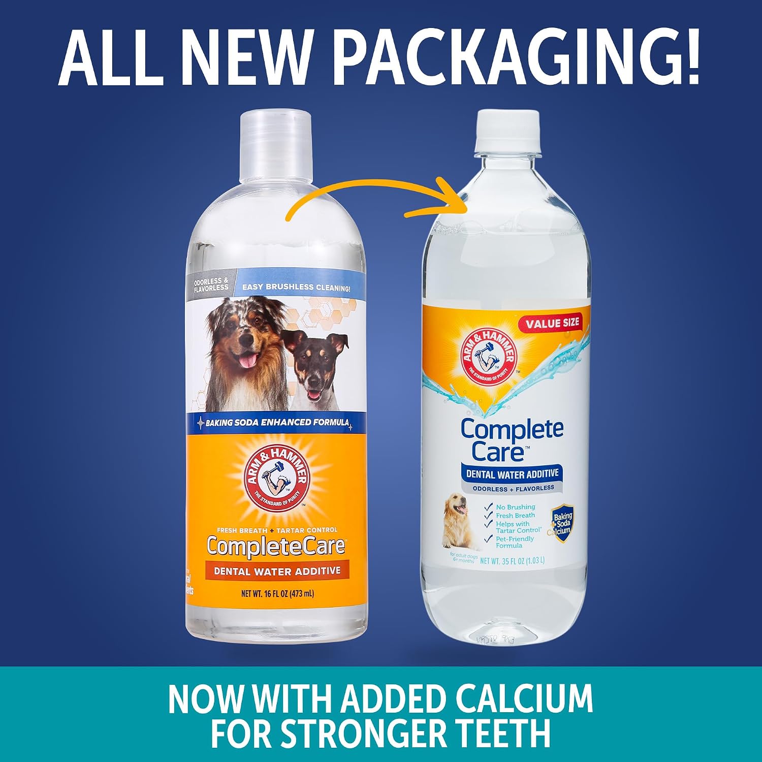Pet Dental Water Additive - Daily Tartar & Bad Breath Control