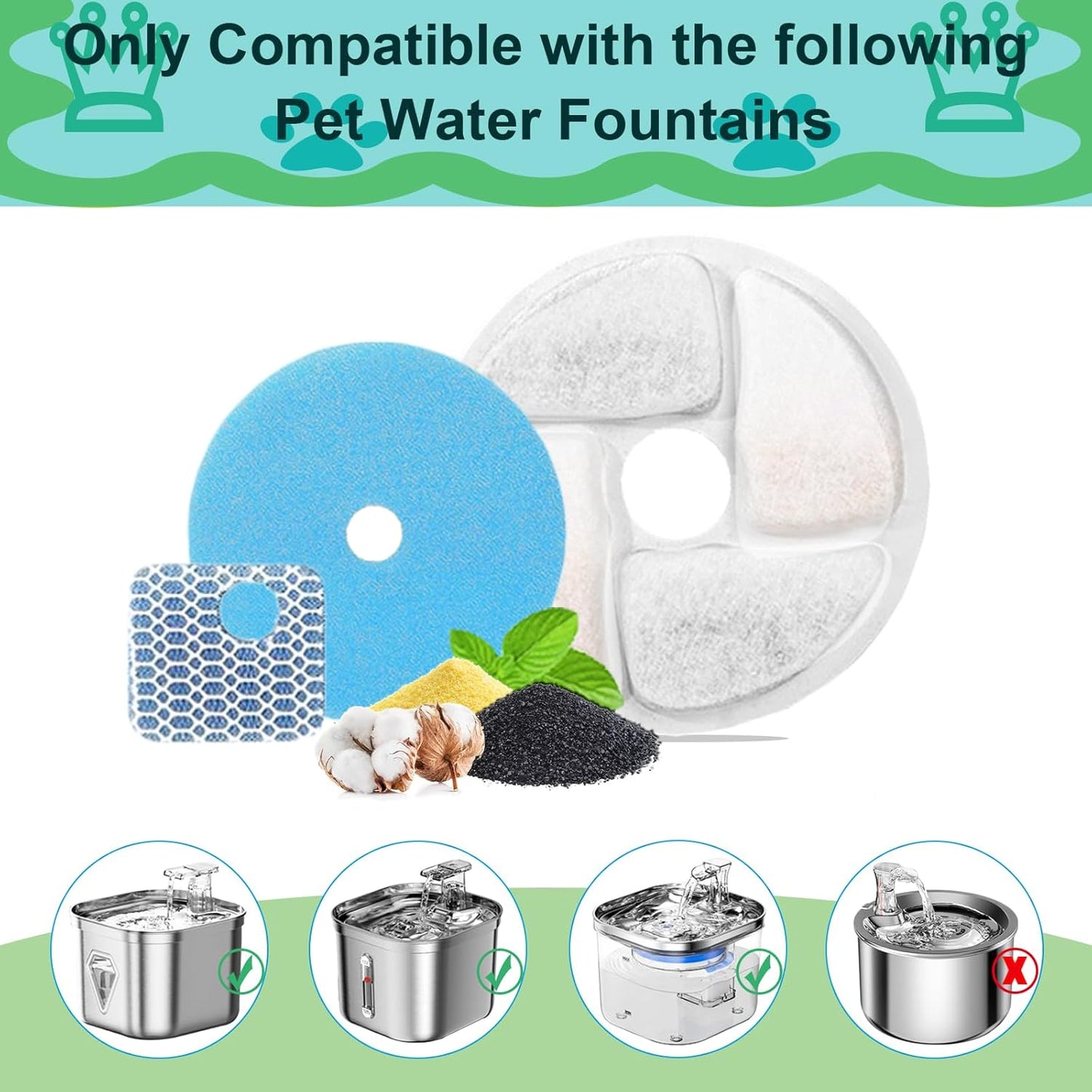 Cat Water Fountain Replacement Filters - Autods Supplier Match