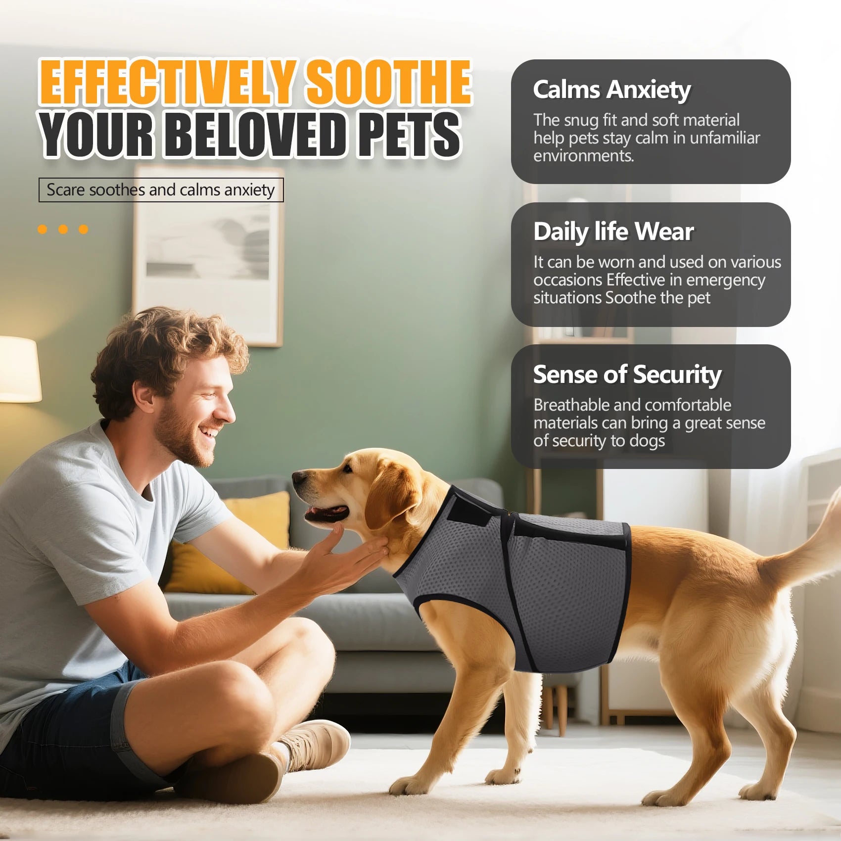 Calming Anxiety Wrap for Dogs - Aliexpress Match