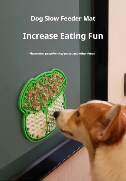 Transform Mealtime into Fun Time with Our Strong Suction Lick Mat for Dogs and Cats - The Ultimate Slow Feeder!